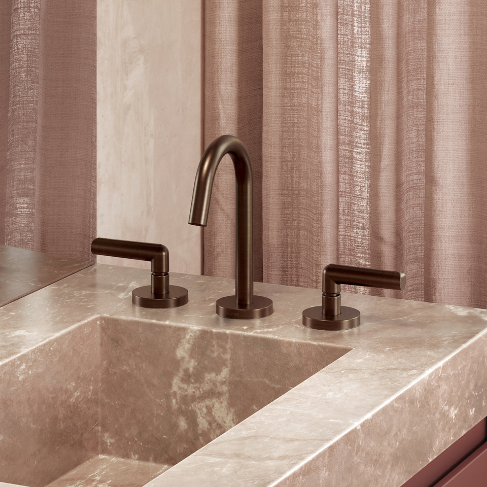 Phoenix Vivid Slimline Plus Lever Basin Set - Brushed Bronze