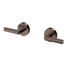 Phoenix Vivid Slimline Plus Lever Wall Top Assemblies - Brushed Bronze 119-0601-24-1 - The Blue Space