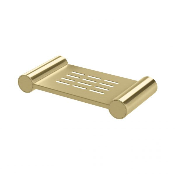 Phoenix Vivid Slimline Soap Dish Brushed Gold - The Blue Space