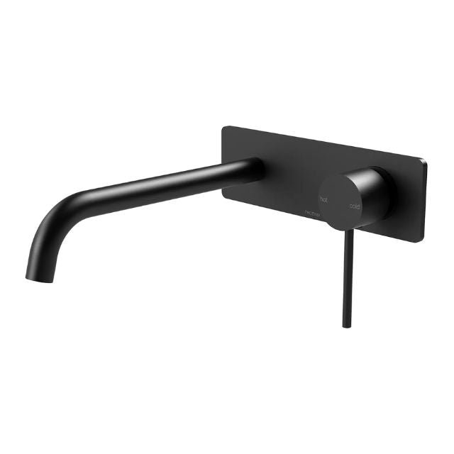 Phoenix Vivid Slimline SwitchMix Wall/Shower Mixer Matte Black (Complete Kit) VV2800-10 - The Blue Space