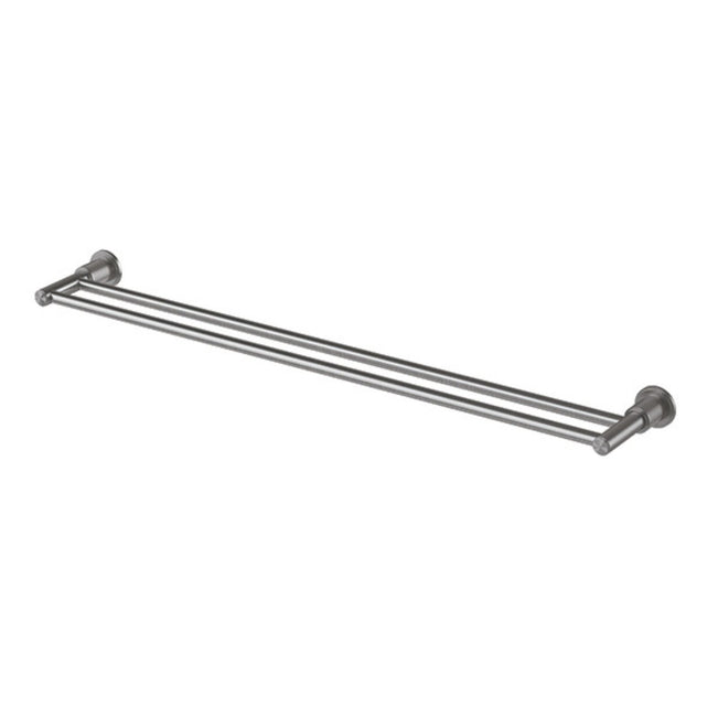 Phoenix Wiltern Double Towel Rail 800mm Brushed Carbon 144-8130-31 - The Blue Space