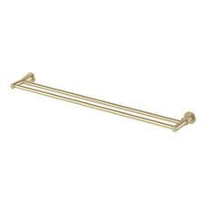 Phoenix Wiltern Double Towel Rail 800mm Brushed Gold 144-8130-12 - The Blue Space