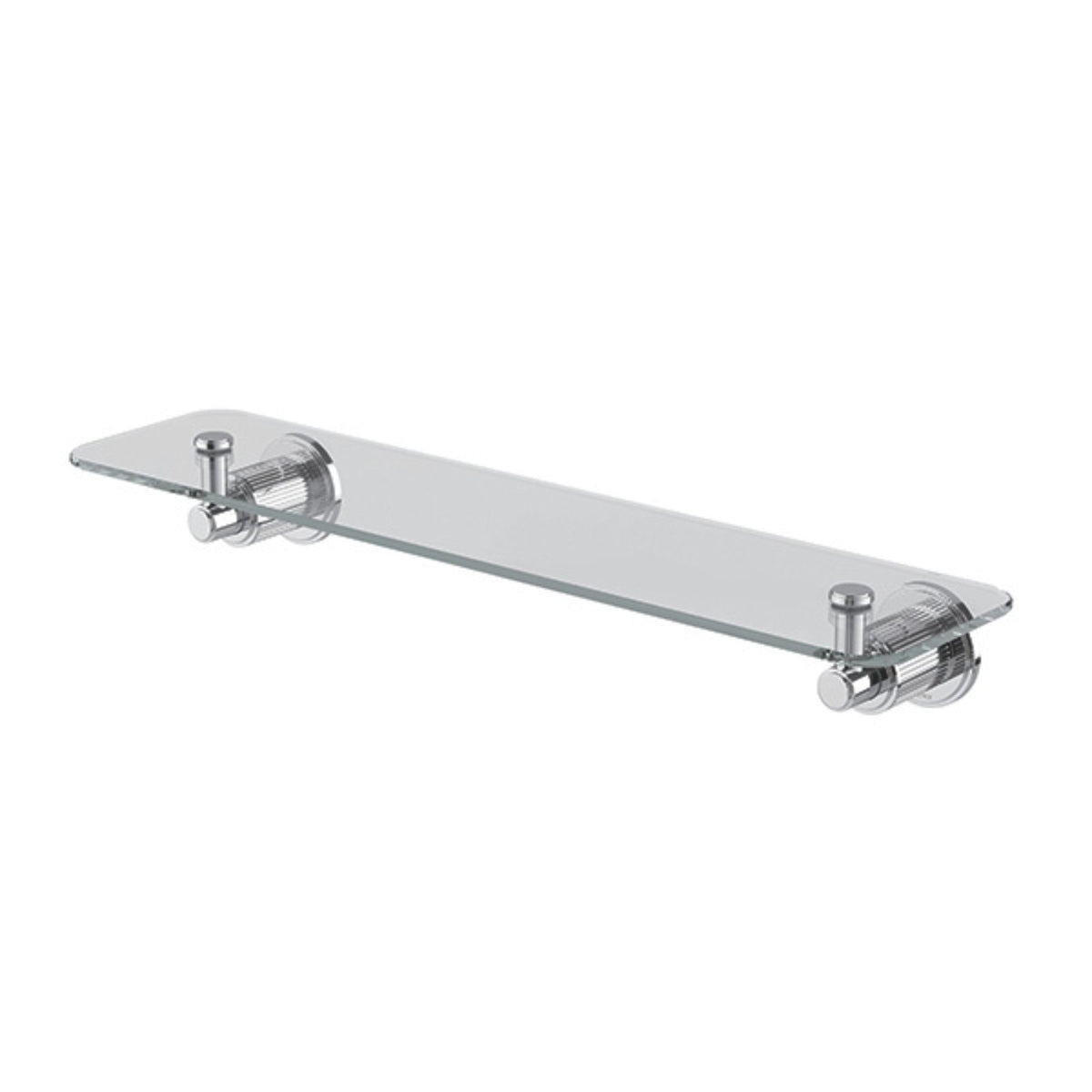 Phoenix Wiltern Glass Shelf 450mm Chrome 144-8600-00 - The Blue Space
