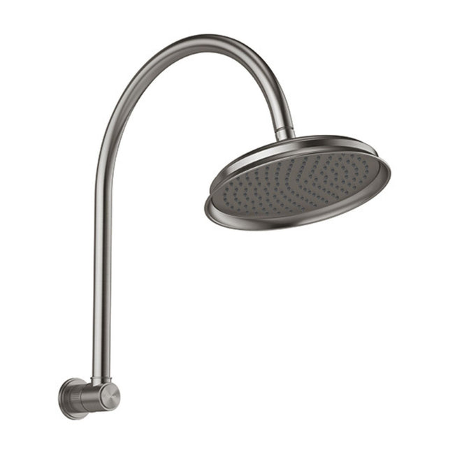 Phoenix Wiltern High-Rise Shower Arm & Rose Brushed Carbon 144-5300-31 - The Blue Space