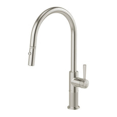 Phoenix Wiltern Pull Out Sink Mixer 230mm - Brushed Nickel 144-7105-40-1 - The Blue Space