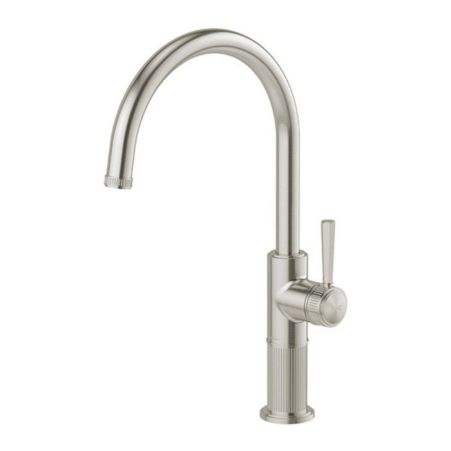 Phoenix Wiltern Sink Mixer 200mm - Brushed Nickel 144-7330-40-1 - The Blue Space