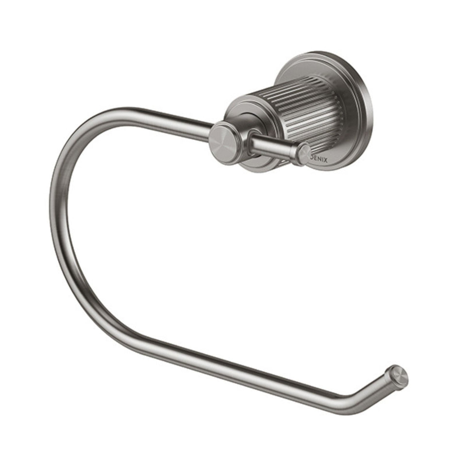 Phoenix Wiltern Toilet Roll Holder Brushed Carbon