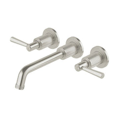 Phoenix Wiltern Wall Basin / Bath Tap Set 190mm - Brushed Nickel