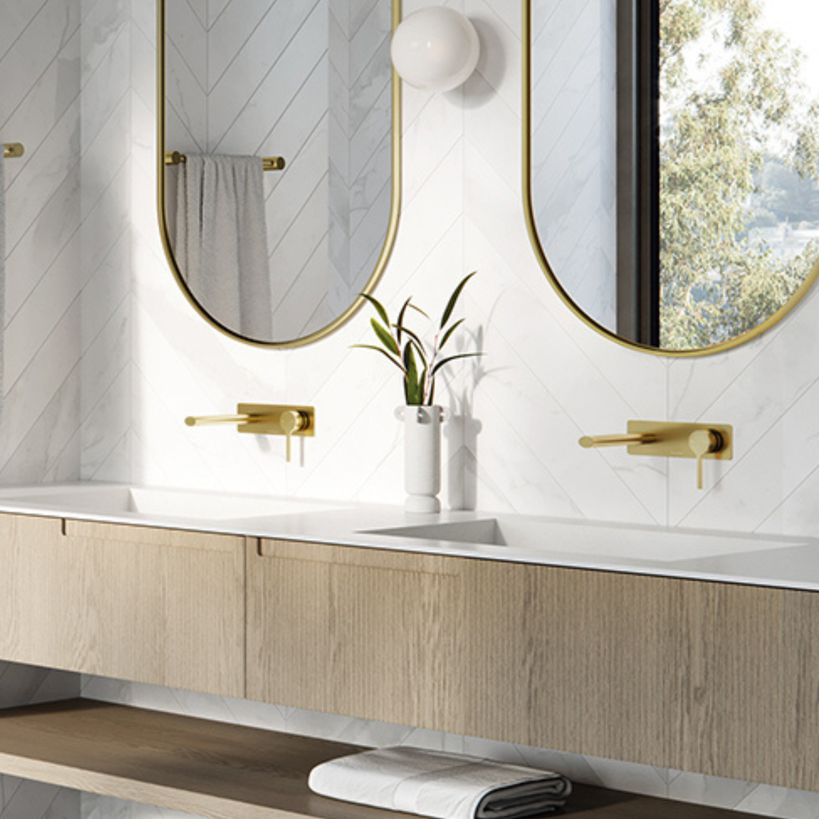 Gold tapware that elevates