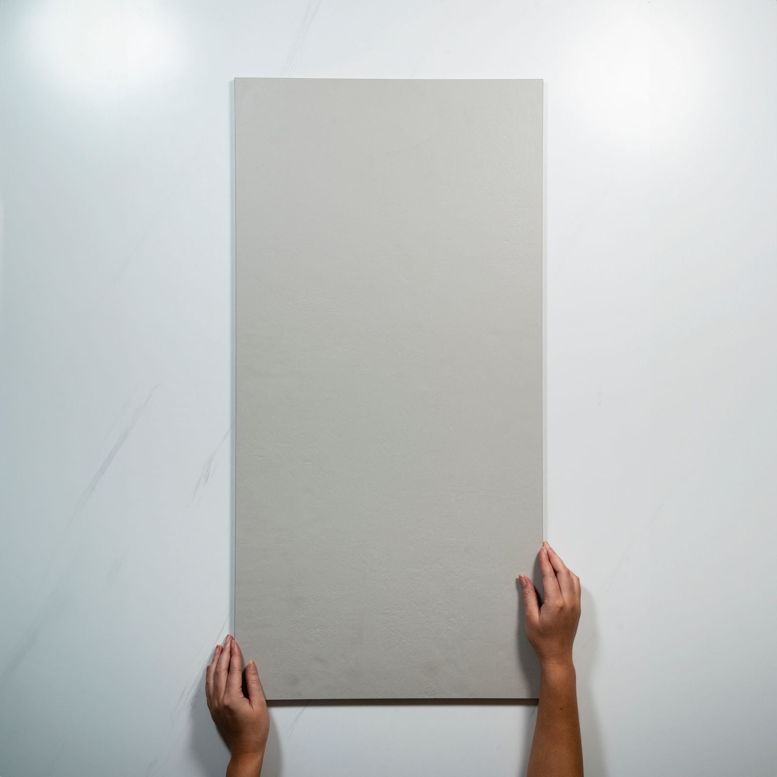 With Hand Plastra Smooth Clay Matte Porcelain Tile 450 x 900mm RIGCLASM2 - The Blue Space