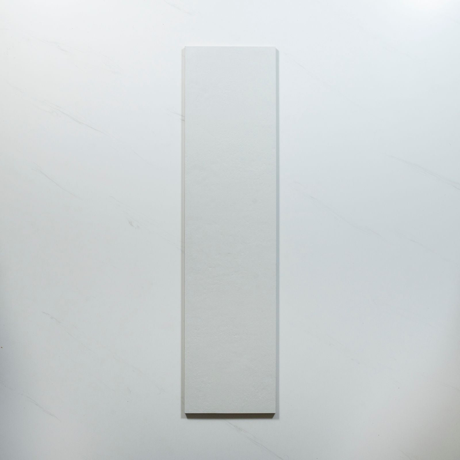 No Hand Plastra Smooth White Matte Porcelain Tile 22.5 x 900mm RIGCLOSM1 - The Blue Space