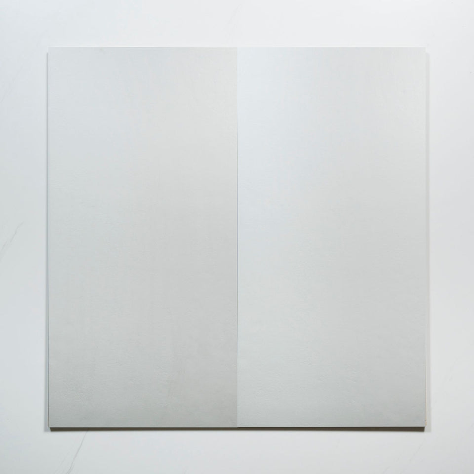 Plastra Smooth White Matte Porcelain Tile 450 x 900mm