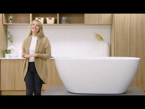 Caroma Contura II 1700mm Freestanding Bath - Matte Clay