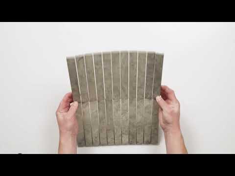 Valerie Rustic Porcelain Finger Mosaics P5 392 x 295mm sheets