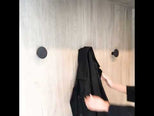 Clark Round Wall Hook - Matte Black