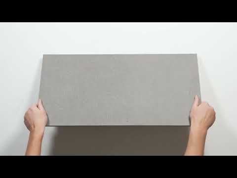 Nuvira Dark Grey Matte Porcelain Tile 300 x 600mm