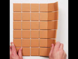 Briq Terracotta Unglazed Porcelain Mosaic Tile 48×48mm