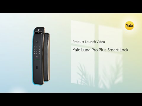 Yale Luna Pro+ Smart Push/Pull Mortice Lock with Yale Home Module Champagne Gold