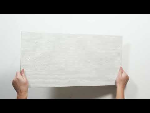 Off White Olivia Decor Tile 300 x 600 x 10mm Italian Porcelain