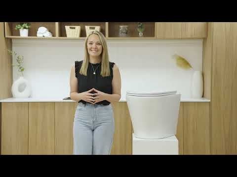 Bao Elegant Wall Faced Toilet w/ Inwall Cistern - Matte White