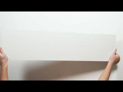 Plastra Smooth White Matte Porcelain Tile 22.5 x 900mm