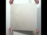 Tuscan White Travertine Look Tile 600mm x 600mm 6CRWWHM - The Blue Space