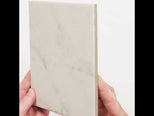 Matrix White Marble Look Matte Porcelain Tile P3 200mm x 200mm