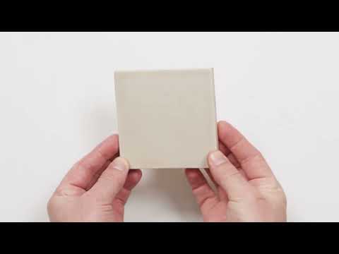 Evelyn Off-White Handmade Zellige Satin Tile 100 x 100mm