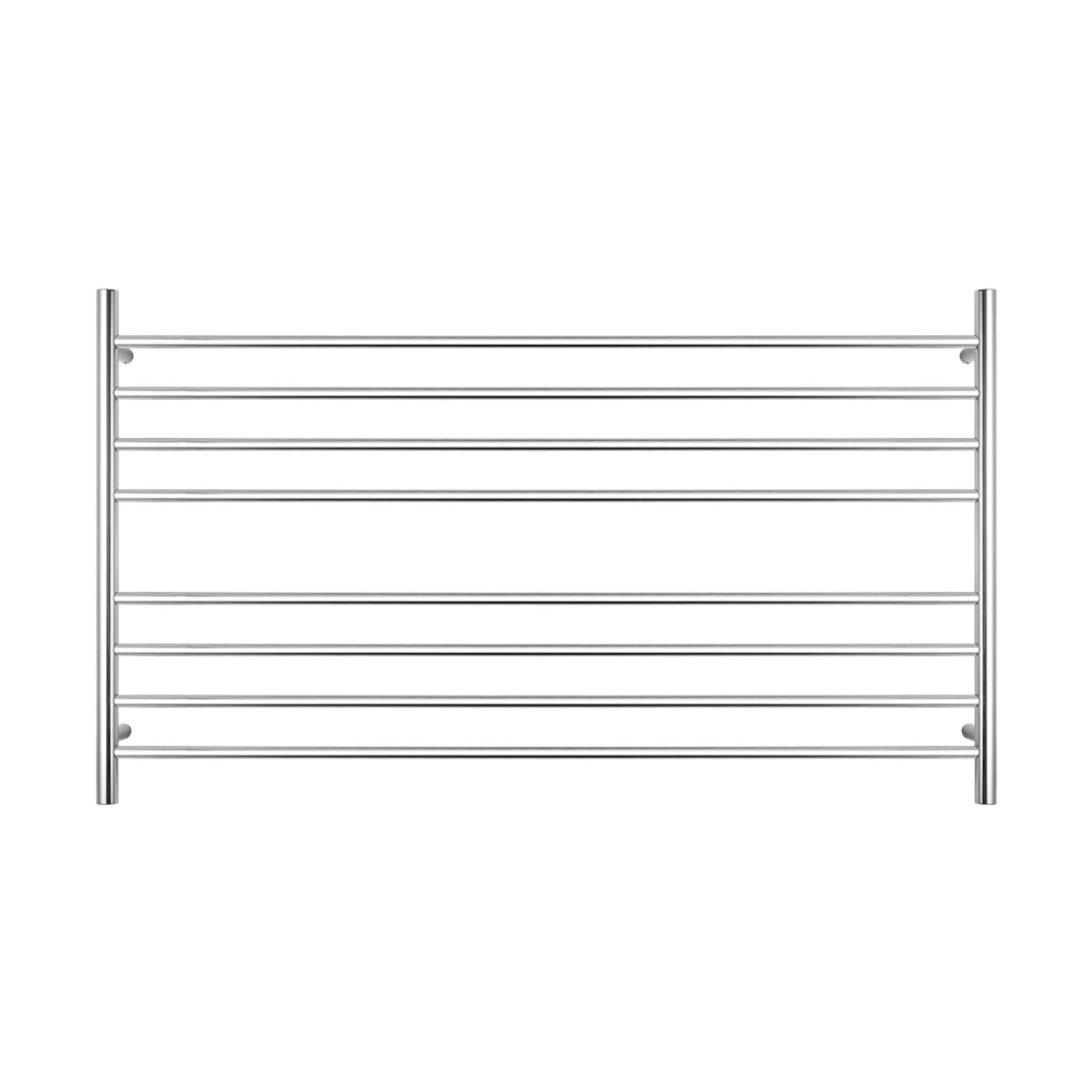 Front Radiant Heated Round Ladder 1300 X 750mm Mirror Polished RTR09 - The Blue Space