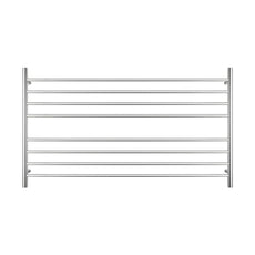 Front Radiant Heated Round Ladder 1300 X 750mm Mirror Polished RTR09 - The Blue Space