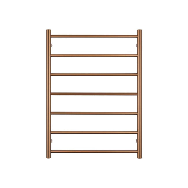 Radiant Heated Round Ladder 600 x 800mm Brushed Bronze BB-RTR01 - The Blue Space