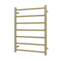 Radiant Heated Round Ladder 600 x 800mm Brushed Gold GLD-RTR01 - The Blue Space