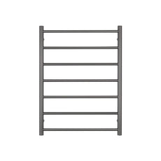 Front Radiant Heated Round Ladder 600 X 800mm Gun Metal Grey GMG-RTR01 - The Blue Space