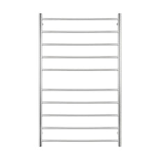 Front Radiant Heated Round Ladder 750 X 1200mm Mirror Polished RTR04 - The Blue Space