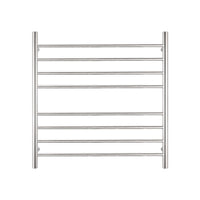 Front Radiant Heated Round Ladder 750 x 750mm Mirror Polished RTR06 - The Blue Space