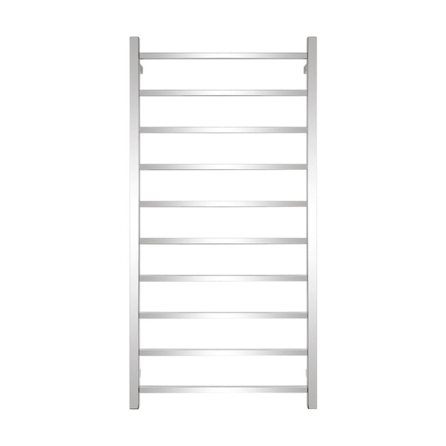 Front Radiant Heated Square Ladder 600 X 1200mm Mirror Polished STR02 - The Blue Space