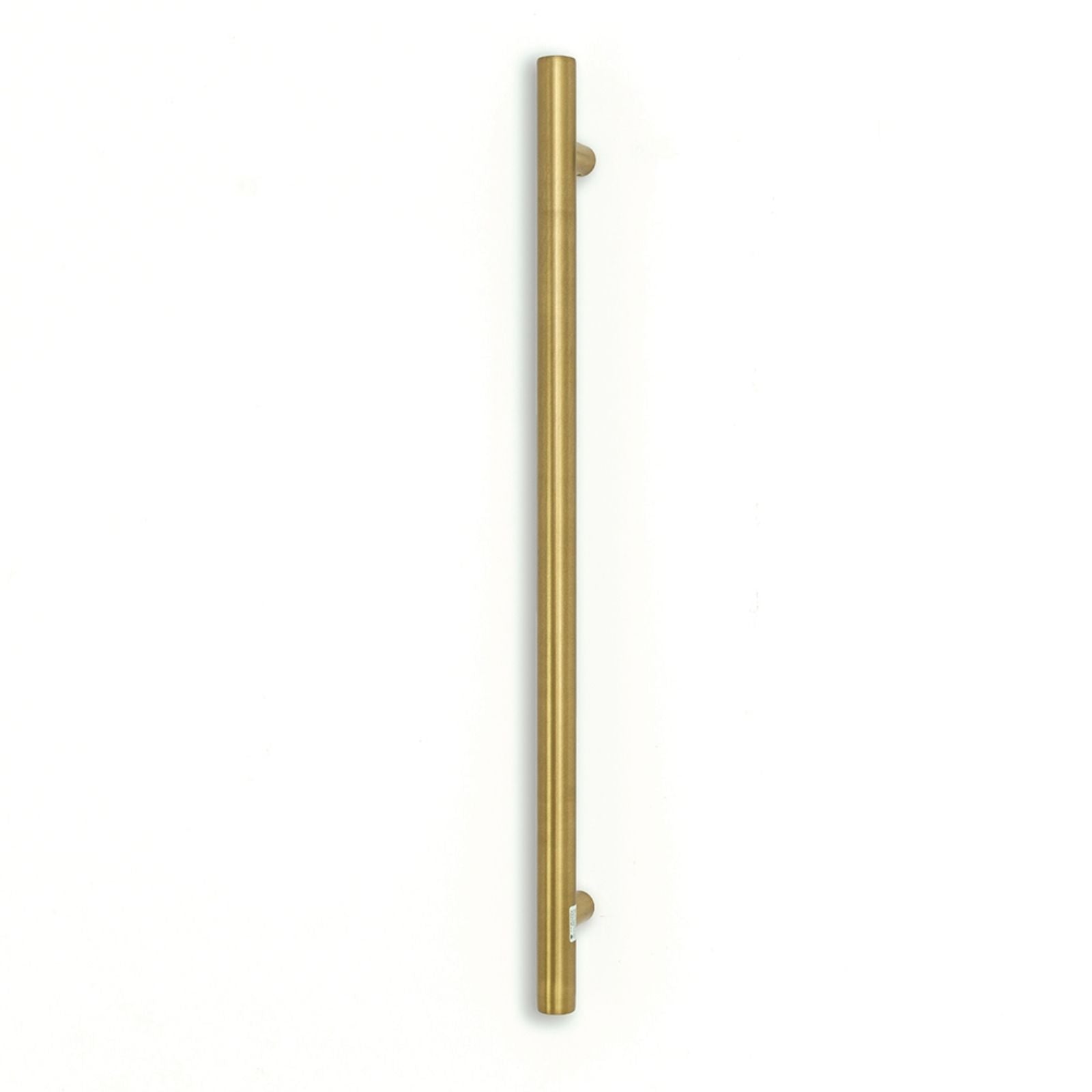 Radiant Heated Vertical towel rail 40 x 950mm Brushed Gold GLD-VTR-950 - The Blue Space