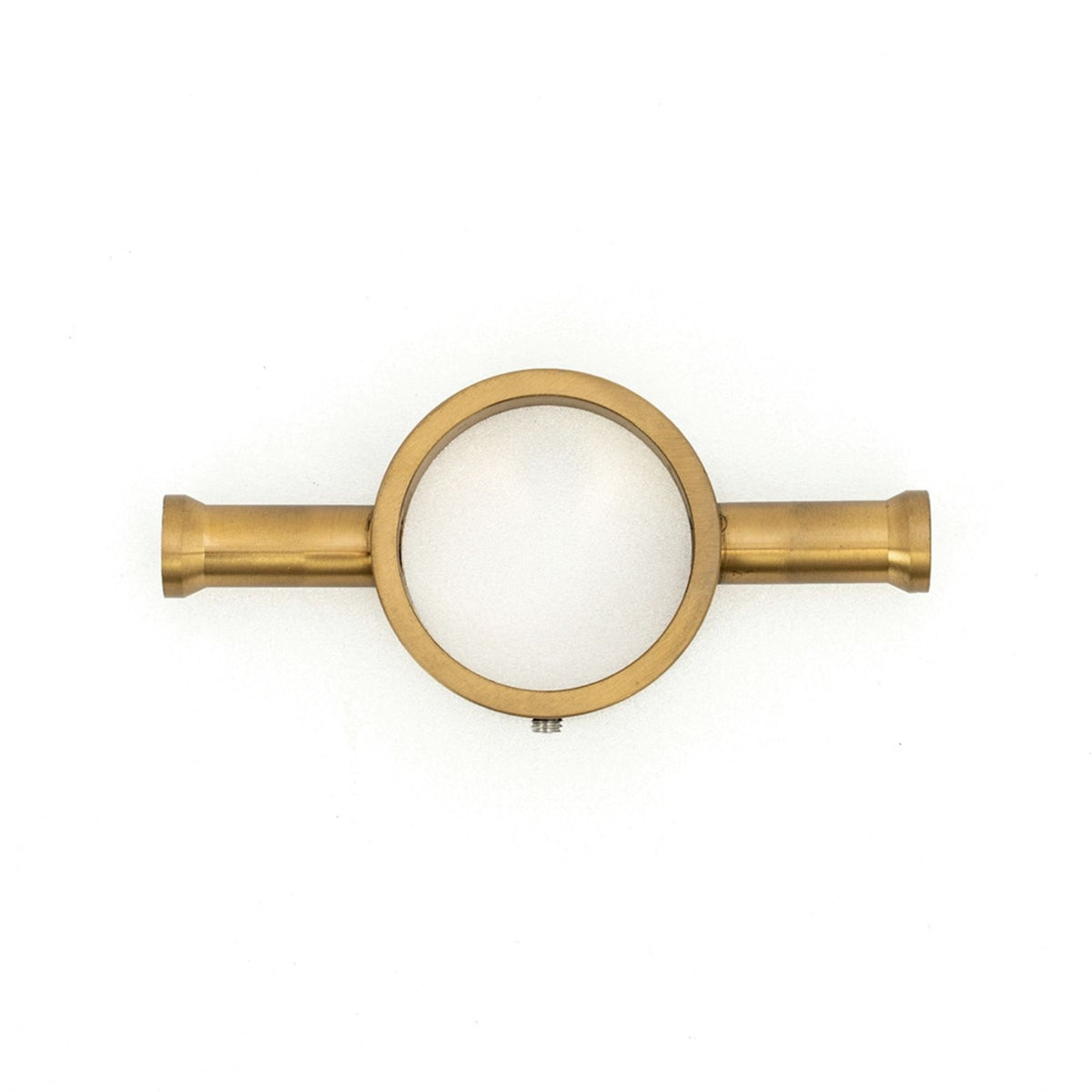 Hook Radiant Heated Vertical towel rail 40 x 950mm Brushed Gold GLD-VTR-950 - The Blue Space