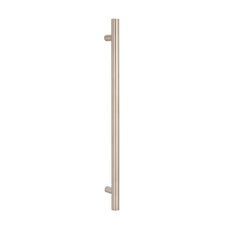 Radiant Heated Vertical towel rail 40 x 950mm Brushed Nickel BN-VTR-950 - The Blue Space