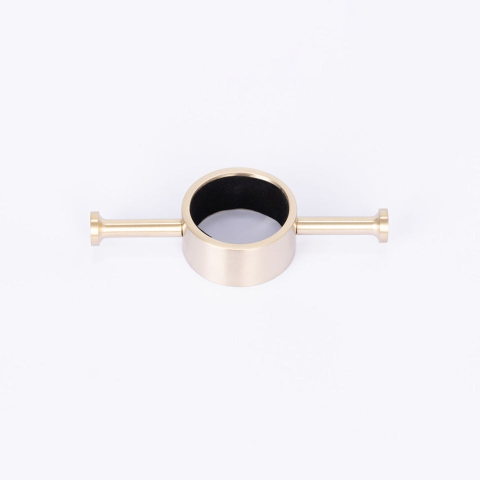 Radiant Vertical Towel Rail 40 x 950mm Brushed Nickel