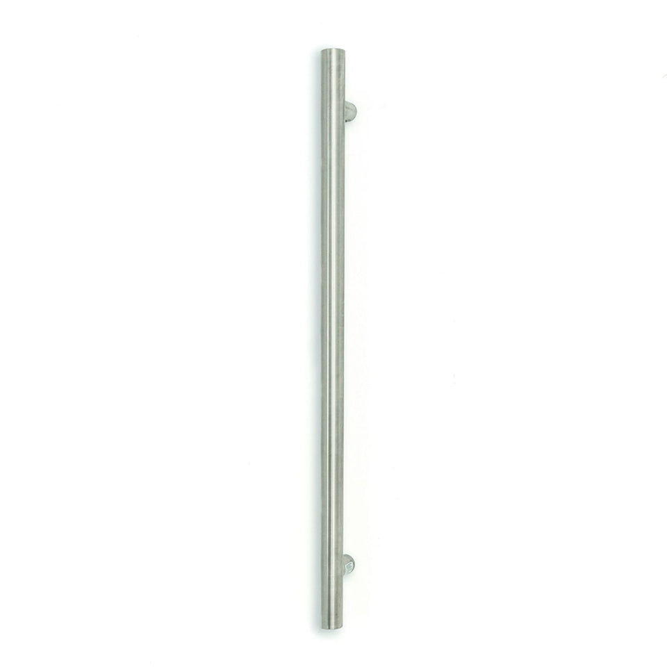Radiant Vertical Round Single Bar Heated - Brushed Satin