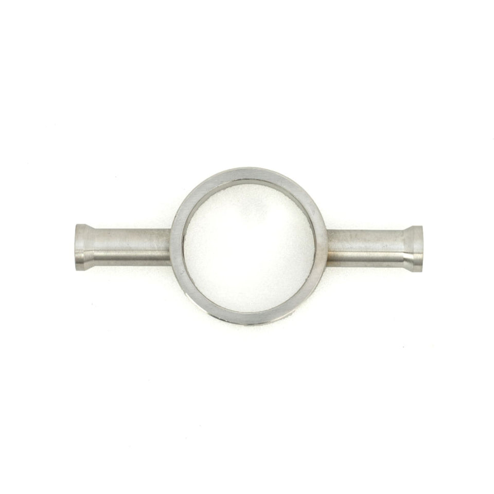 Radiant Vertical Round Single Bar Heated - Brushed Satin