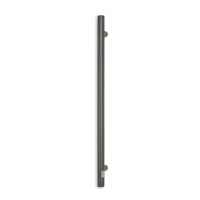 Radiant Heated Vertical towel rail 40 x 950mm Gun Metal grey GMG-VTR-950 - The Blue Space