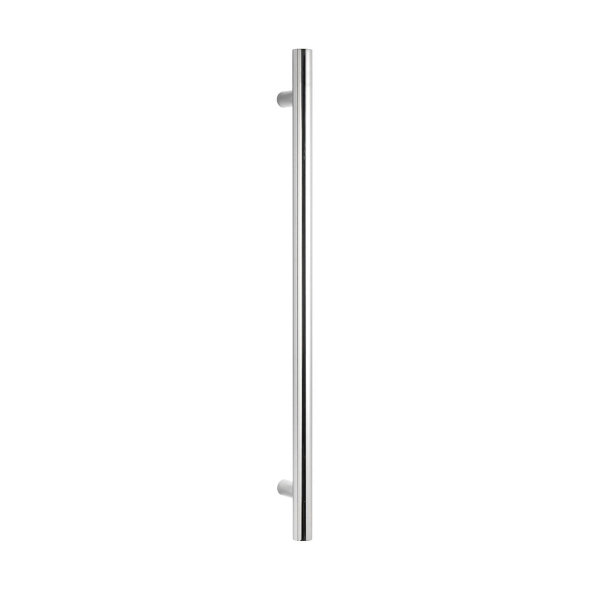 Radiant Heated Vertical towel rail 40 x 950mm Mirror Polished VTR-950 - The Blue Space