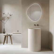 Lifestyle Radiant Pebl Frameless LED Mirror FLESSPEB7090 - The Blue Space