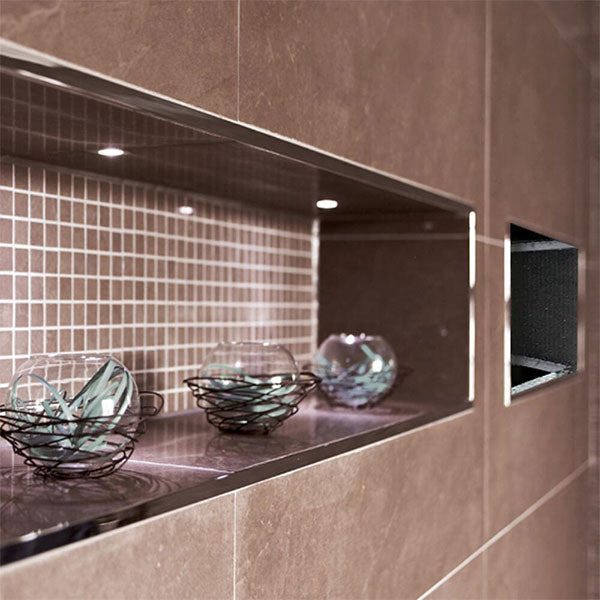 Radiant Thermaniche Shower Niche 235 x 880 Lifestyle - The Blue Space