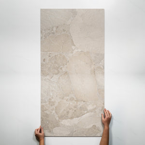 Roccia Greige Lappato Porcelain Tile P4 600 x 1200mm