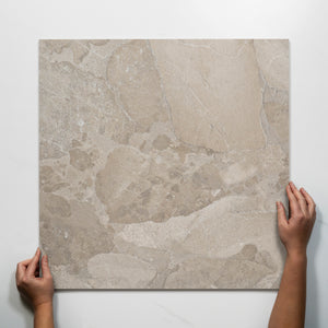 Roccia Greige Lappato Porcelain Tile P4 600 x 600mm