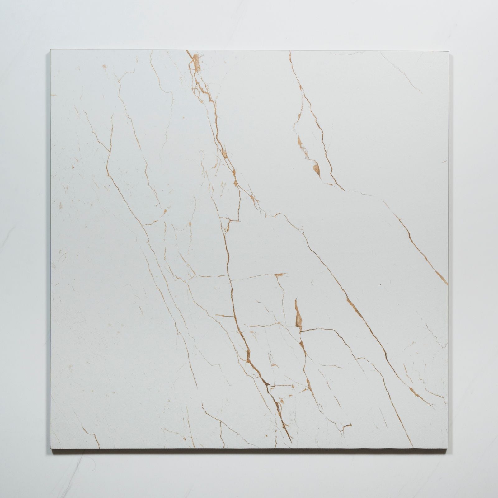 No Hand Sereno White Marble Grain Honed Porcelain Tile 600 x 600mm SEGBIH1 - The Blue Space