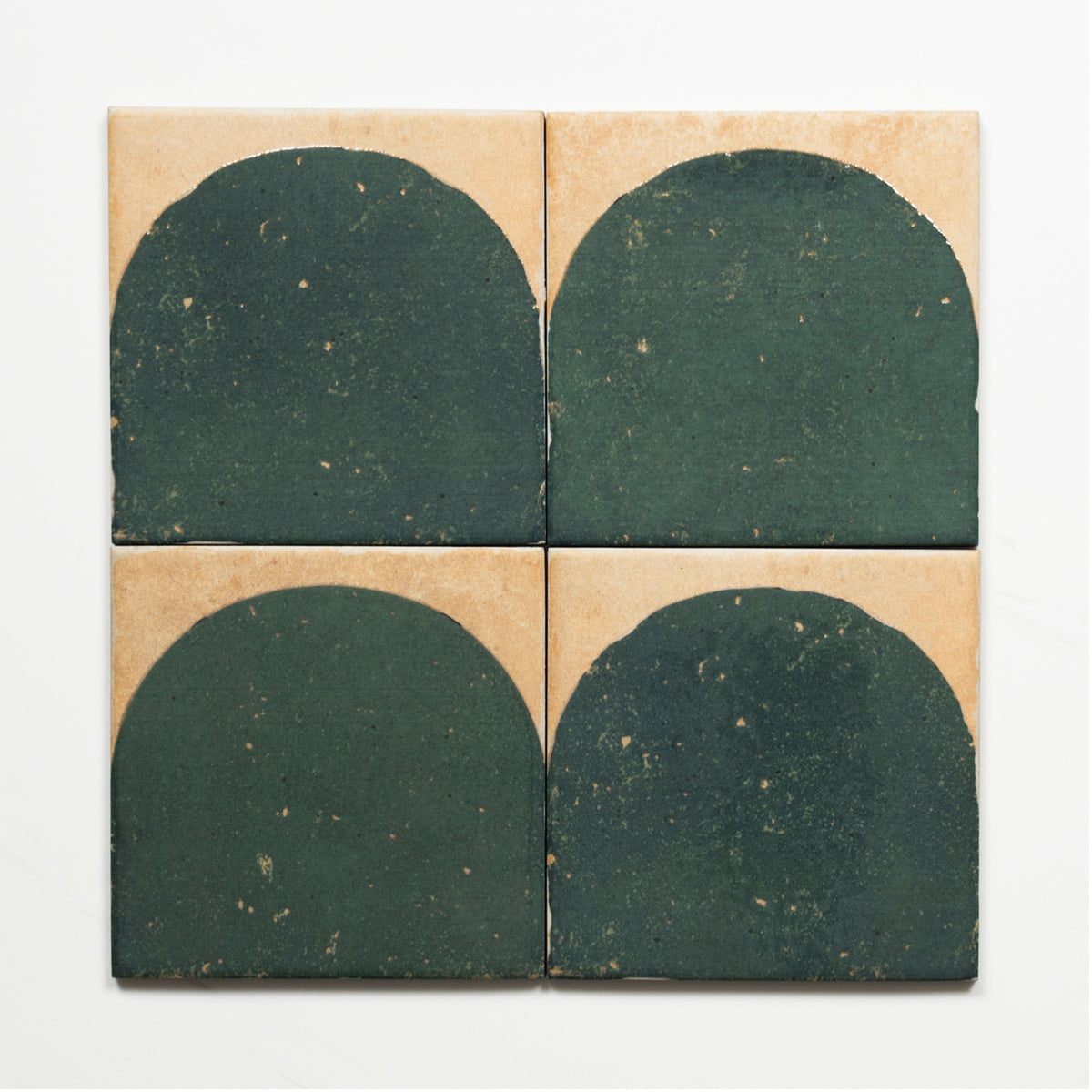 Pattern Lay No Hand Soluna Arc Green Porcelain Tile 150 x 150mm ALTGRD - The Blue Space